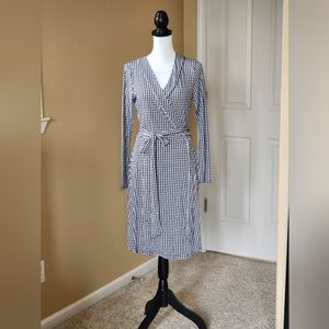 Banana Republic Elephant Print Wrap Dress